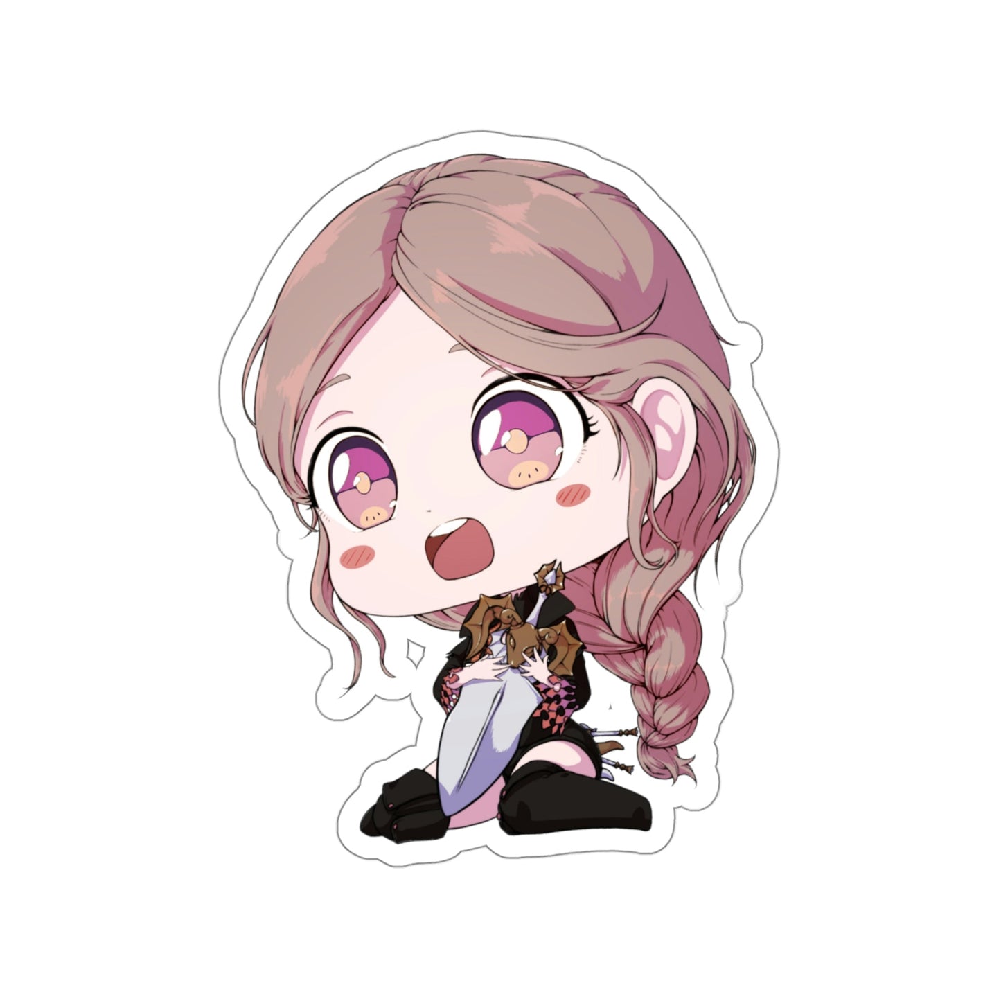 Lost Ark Chibi Waifu Waterproof Sticker - Weatherproof Vinyl Car Decal