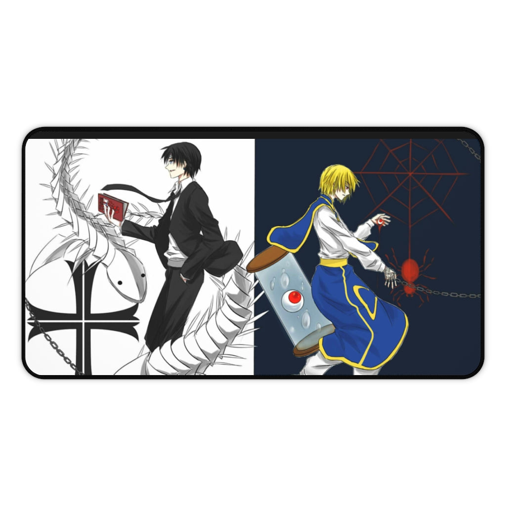 Hunter X Hunter anime Mouse Pad /Desk Mat - kurapika vs chrollo - The Mouse Pads Ninja 12" × 22" Home Decor