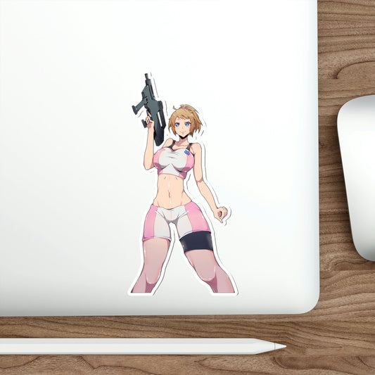 Sexy Fumina Hoshino Gundam Waterproof Sticker - Weatherproof Vinyl Car Decal