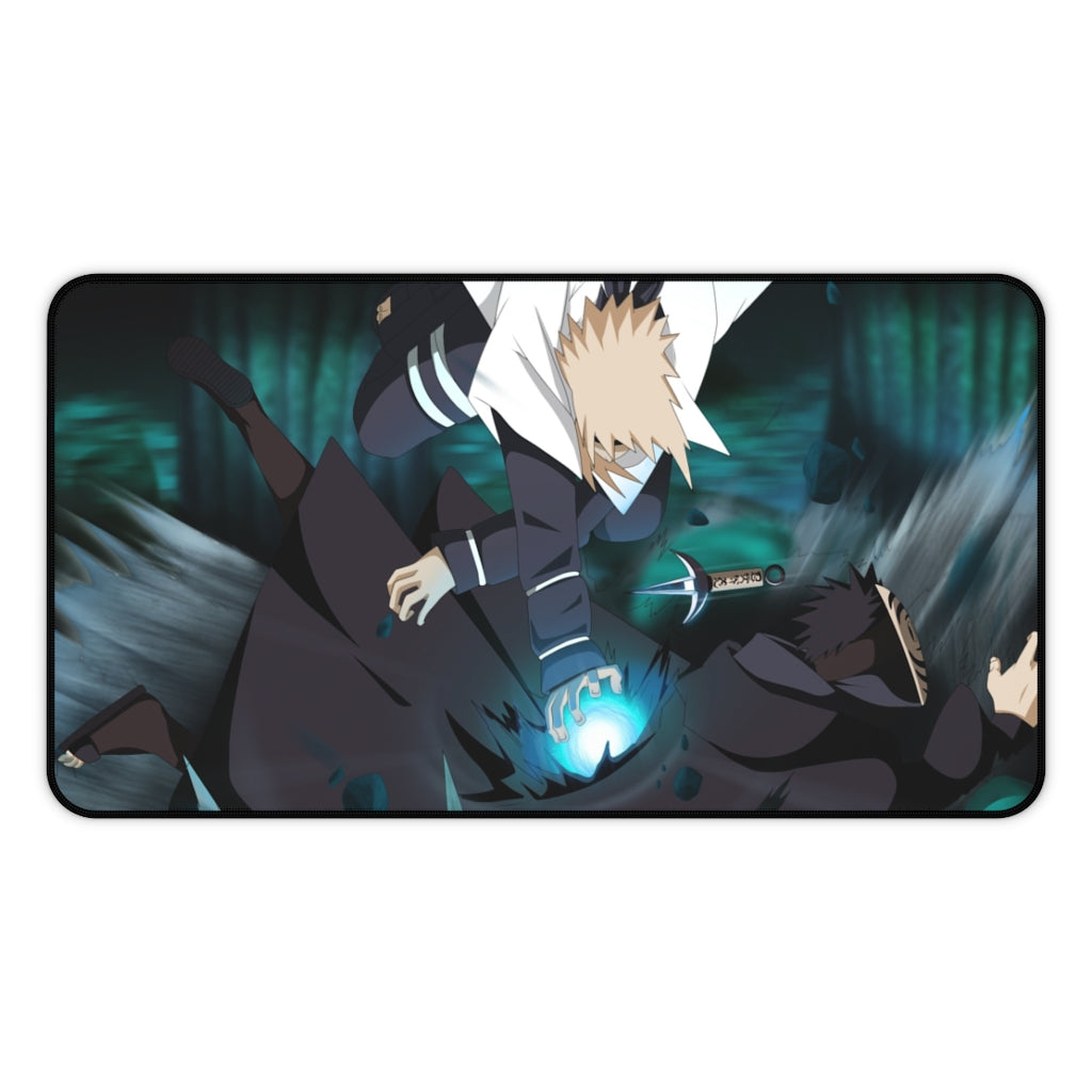 Naruto Anime Mouse Pad / Desk Mat - Minato & Obito - The Mouse Pads Ninja 12" × 22" Home Decor