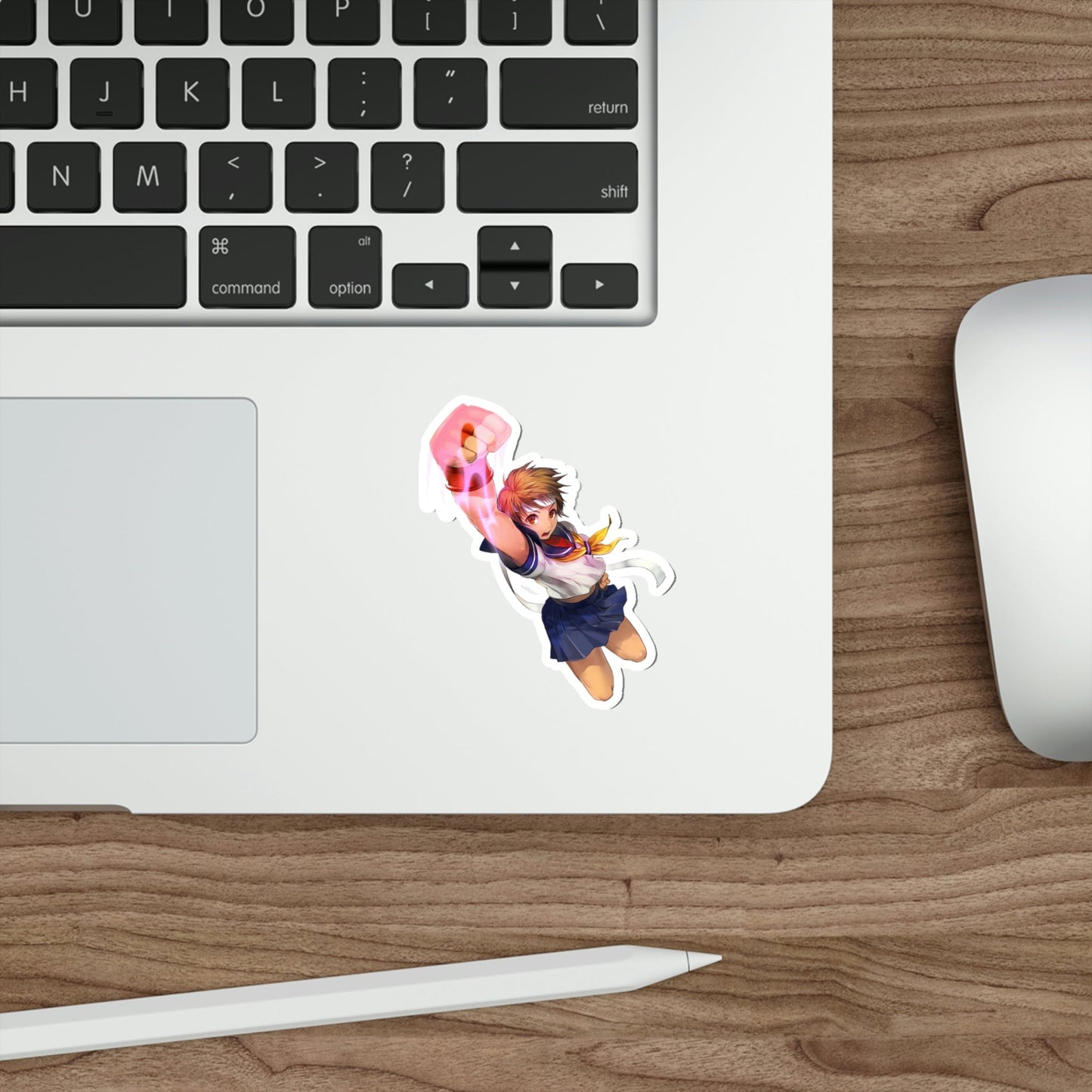 Shoryuken Sakura Street Fighter Waterproof Sticker - Weatherproof Vinyl Car Decal