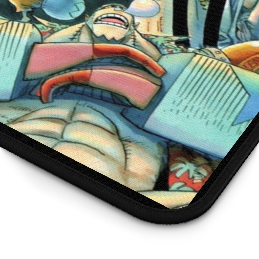 Straw hat Luffy & the Crew - One Piece Non-Slip Mouse Pad / Desk Mat - The Mouse Pads Ninja Home Decor