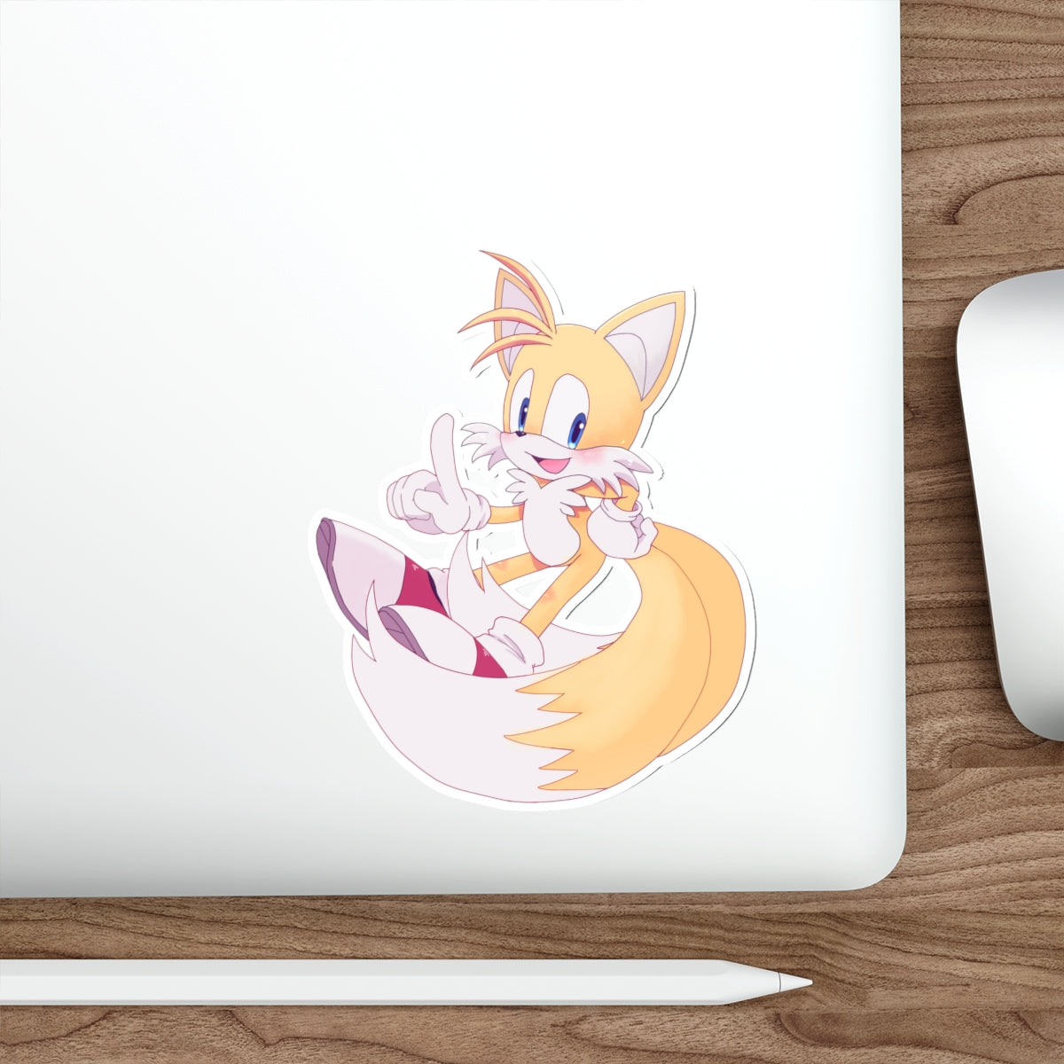 Tails Sonic Waterproof Sticker - Weatherproof Vinyl Car Decal