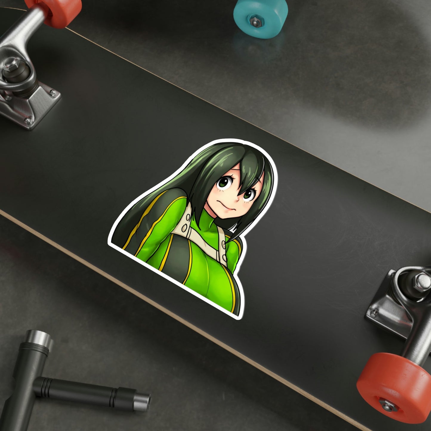 Cute Froppy My Hero Academia Peeker Waterproof Sticker - Weatherproof Vinyl Car Decal