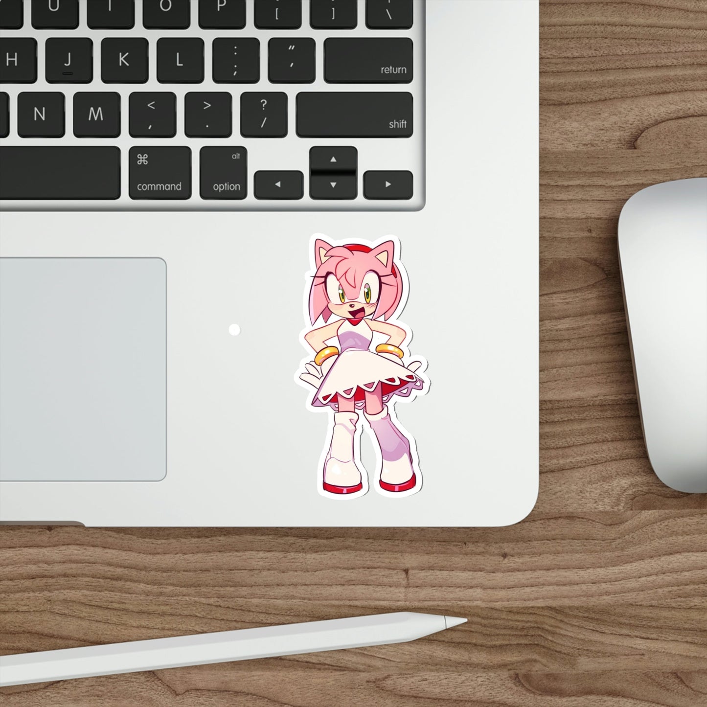 Amy Rose Sonic Waterproof Sticker - Weatherproof Vinyl Car Decal