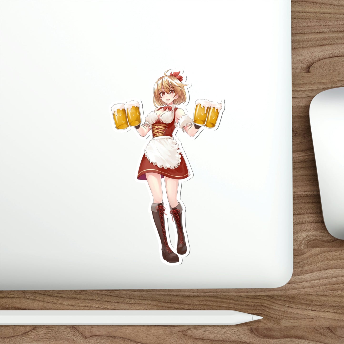 Oktoberfest Beer Shizuha Aki Touhou Sticker - Kawaii Waterproof Decal