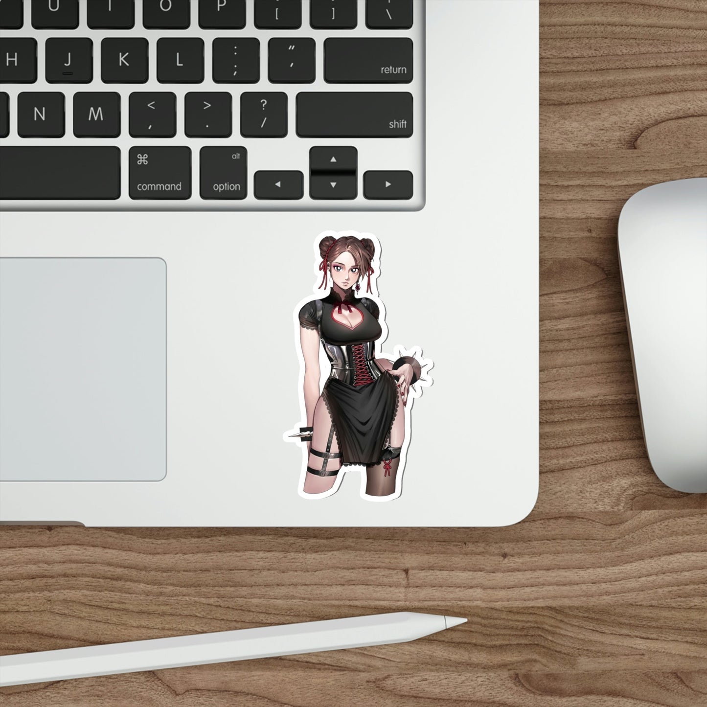 Sexy Chun Li Gothic Chinese Dress Street Fighter Waterproof Sticker - Weatherproof Vinyl Car Decal