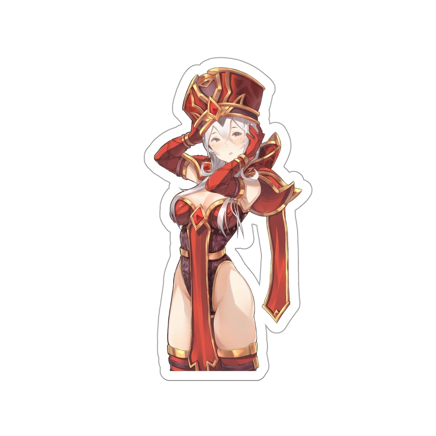 Waifu Sally Whitemane Warcraft Waterproof Sticker - Weatherproof Vinyl Car Decal