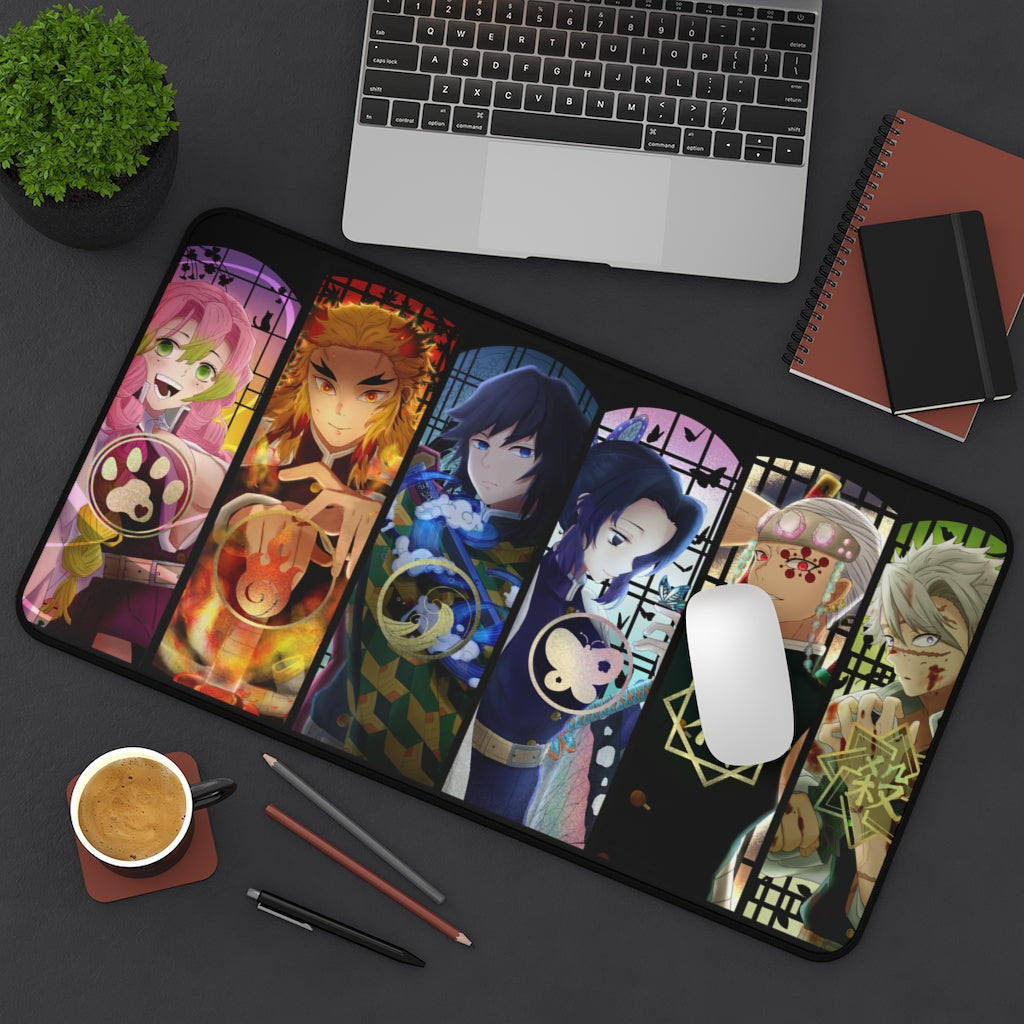 Demon Slayer Mouse pad Anime Large Desk Mat - Main Characters - The Mouse Pads Ninja Home Decor