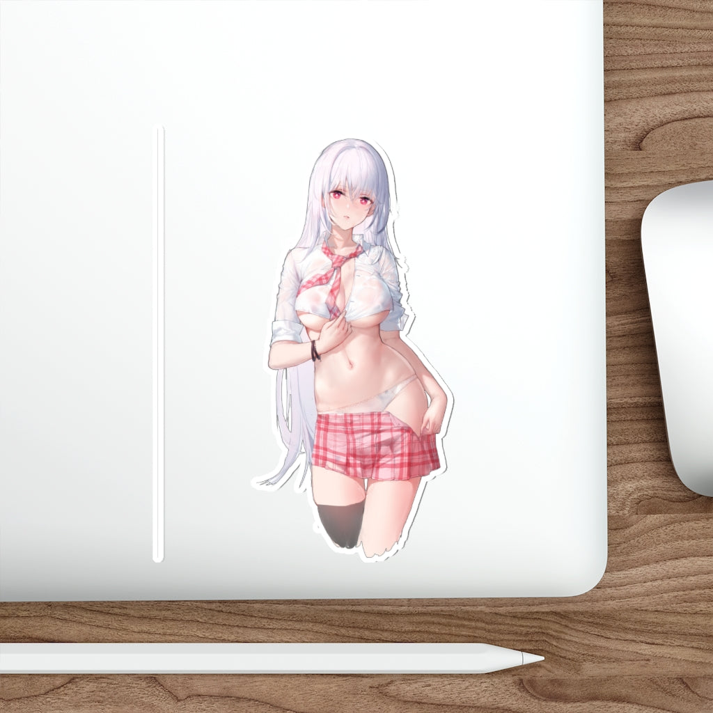 Closers Mirae Sexy School Uniform Waterproof Sticker - Ecchi Vinyl Decal