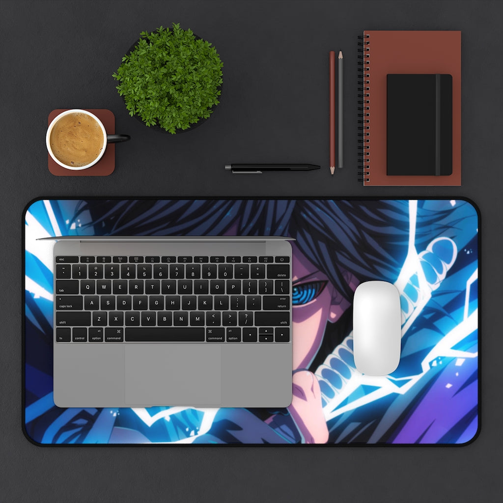 Desk Naruto Anime Mouse Pad / Desk Mat - Sasuke Uchiha