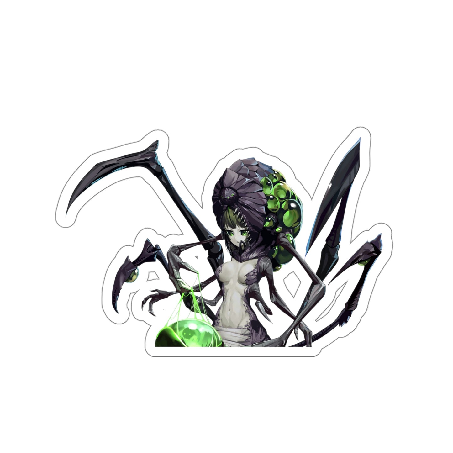 Zerg Abathur Waifu Starcraft Waterproof Sticker - Weatherproof Vinyl Car Decal