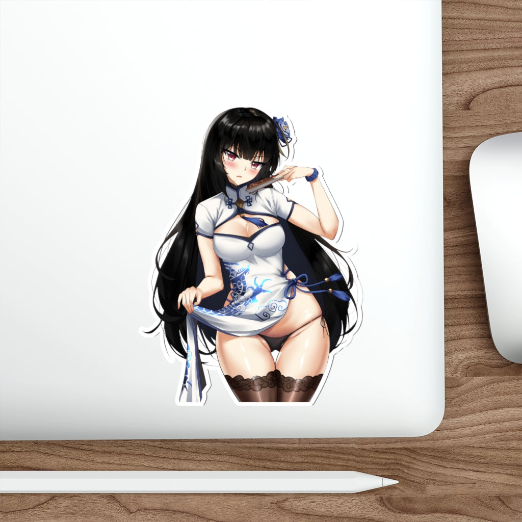 Sexy Chinese Dress Xiao Lin Counter Side Waterproof Sticker - Ecchi Vinyl Decal