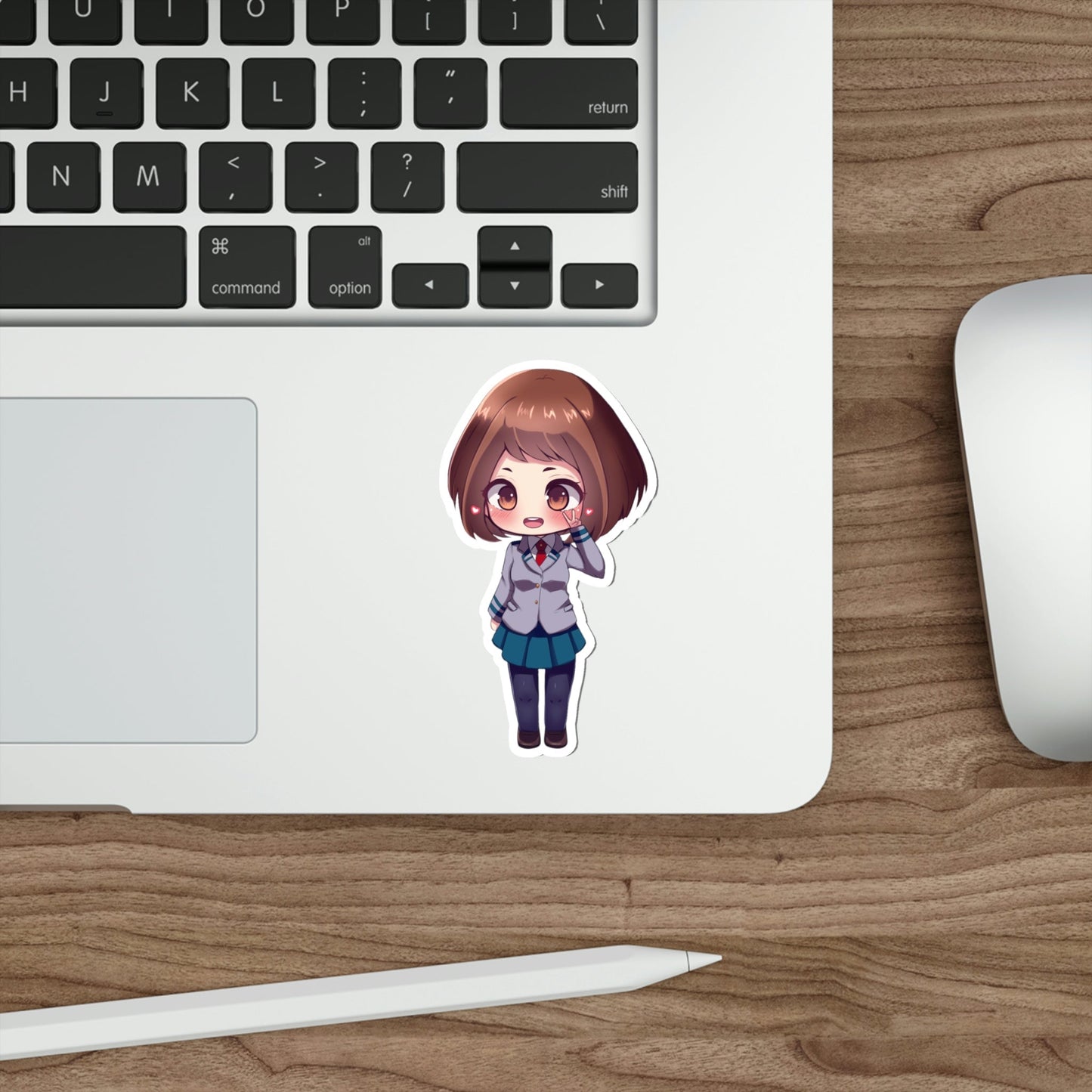 Chibi Uraraka Ochako My Hero Academia MHA Waterproof Sticker - Weatherproof Vinyl Car Decal