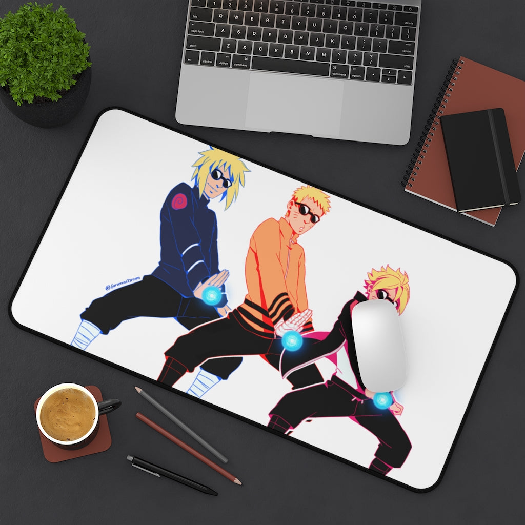 The Rasengan boys - Naruto Shippuden Anime Computer Mouse Pad / Desk Mat - The Mouse Pads Ninja Home Decor