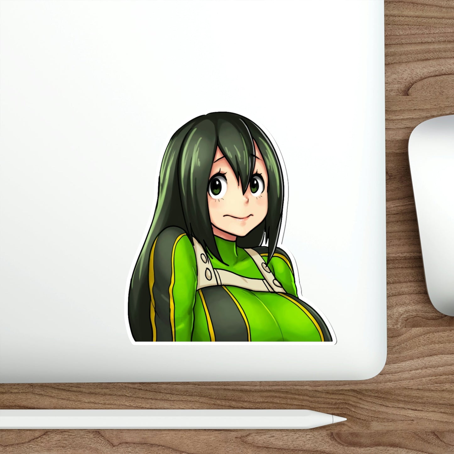 Cute Froppy My Hero Academia Peeker Waterproof Sticker - Weatherproof Vinyl Car Decal