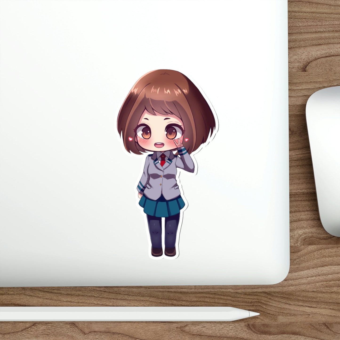 Chibi Uraraka Ochako My Hero Academia MHA Waterproof Sticker - Weatherproof Vinyl Car Decal