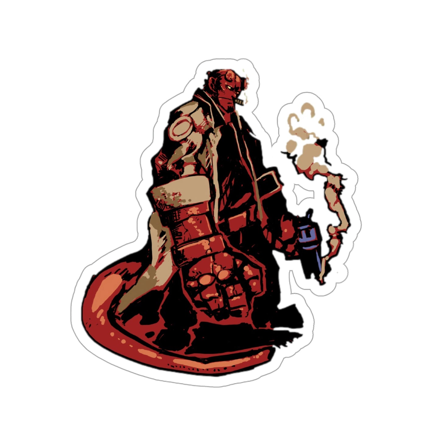 Hellboy Waterproof Sticker - Weatherproof Vinyl Car Decal