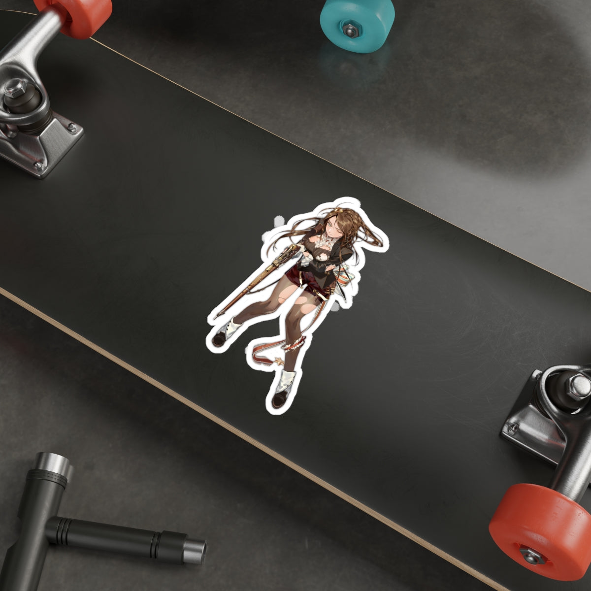 Distressed Lee Enfield Girls Frontline Waterproof Sticker - Weatherproof Vinyl Car Decal