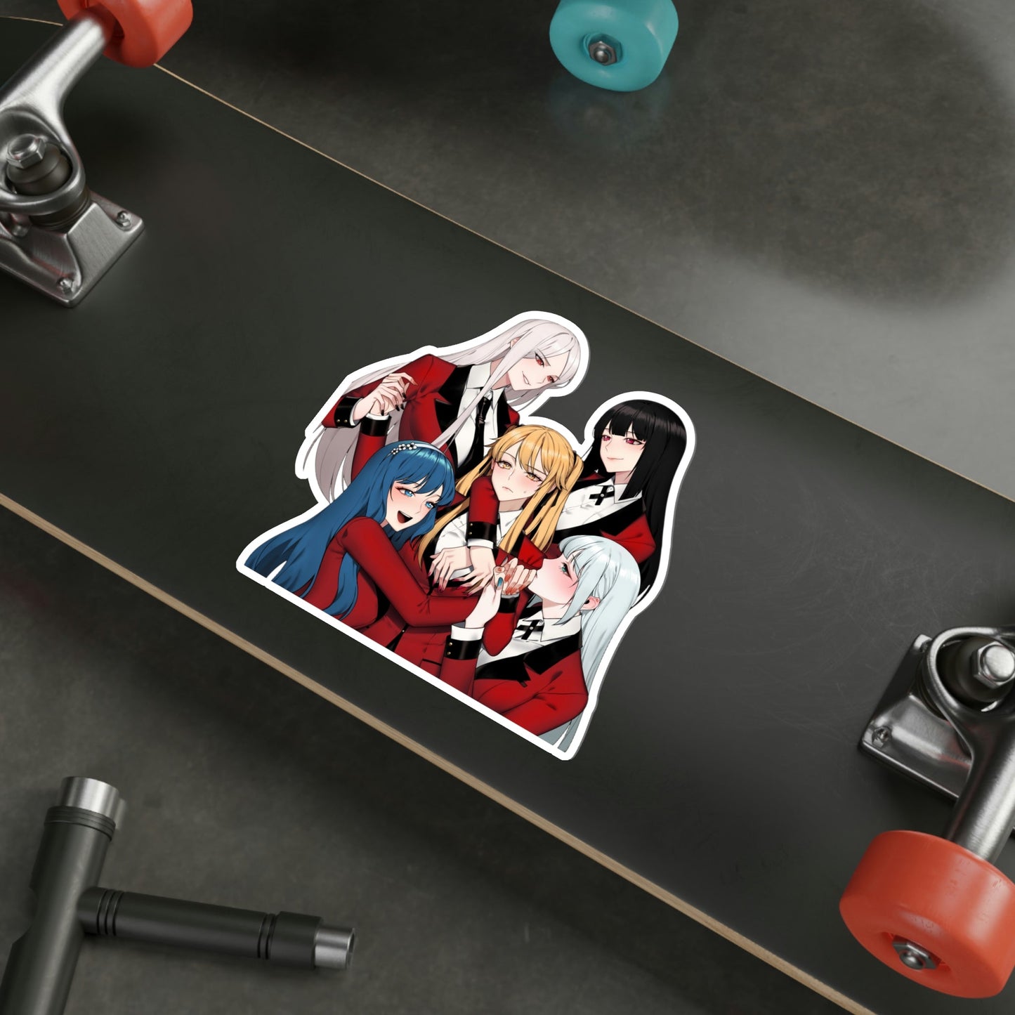 Kakegurui Compulsive Gambler Waifus Waterproof Sticker - Weatherproof Vinyl Car Decal