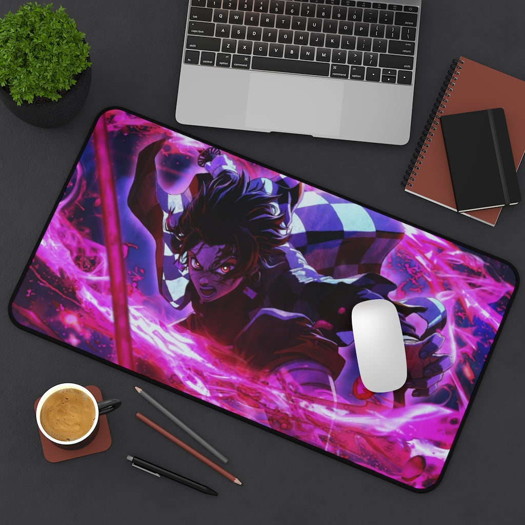 Demon Slayer Mouse pad Anime Large Desk Mat - Tanjirou - The Mouse Pads Ninja Home Decor