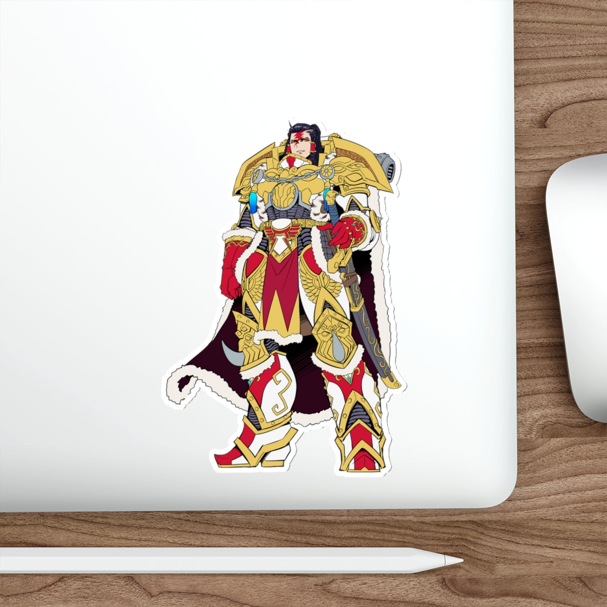 Female Jaghatai Khan Warhammer 40k Waterproof Sticker - Weatherproof Vinyl Car Decal