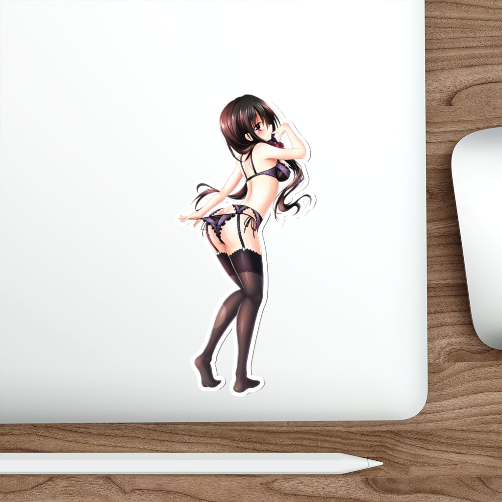 Date A Live Sexy Lingerie Kurumi Tokisaki Waterproof Sticker - Ecchi Vinyl Decal