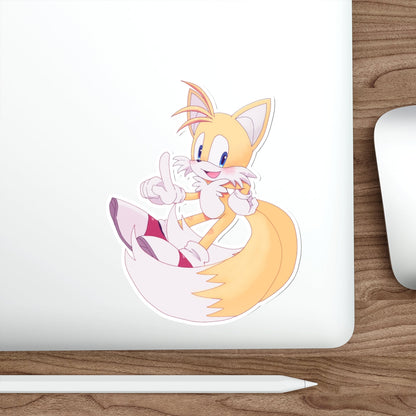 Tails Sonic Waterproof Sticker - Weatherproof Vinyl Car Decal