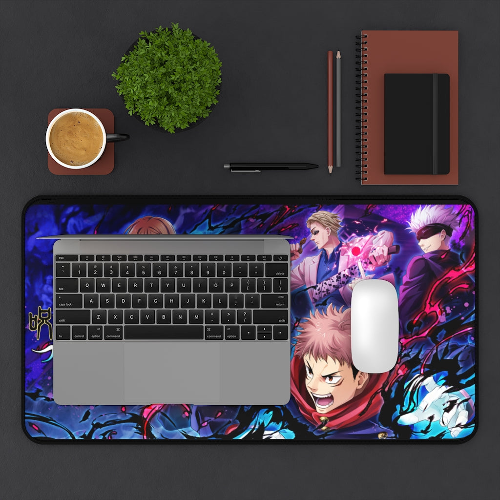 Jujutsu Kaisen Large Mouse pad / Desk mat - Satoru Gojo \ Yuji Itadori \ Megumi Fushiguro - The Mouse Pads Ninja Home Decor