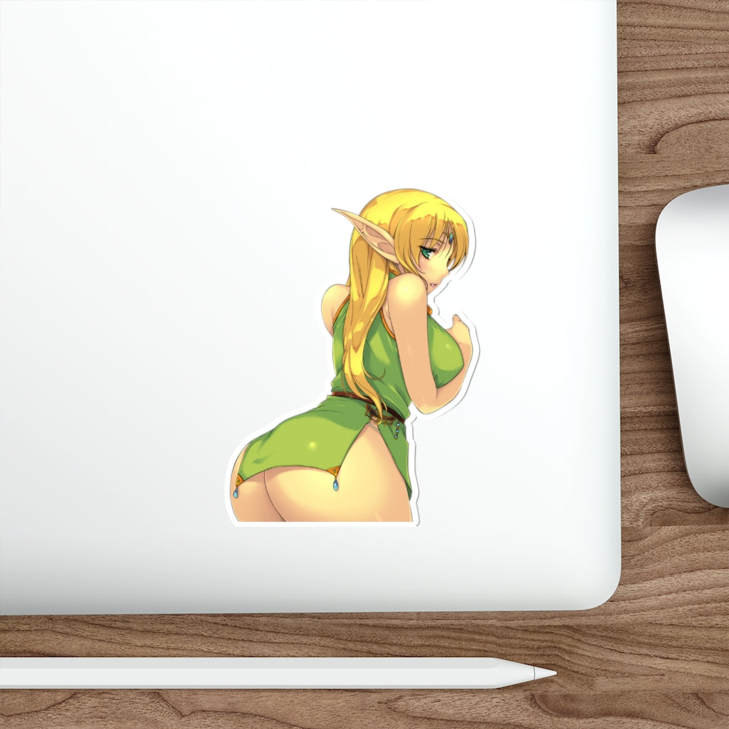 Record of Lodoss War Thick Deedlit Waterproof Sticker - Ecchi Vinyl Decal