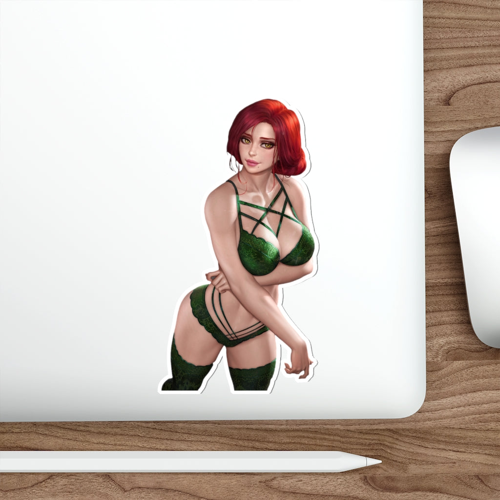 Sexy Lingerie Triss Merigold The Witcher Waterproof Sticker - Ecchi Vinyl Decal