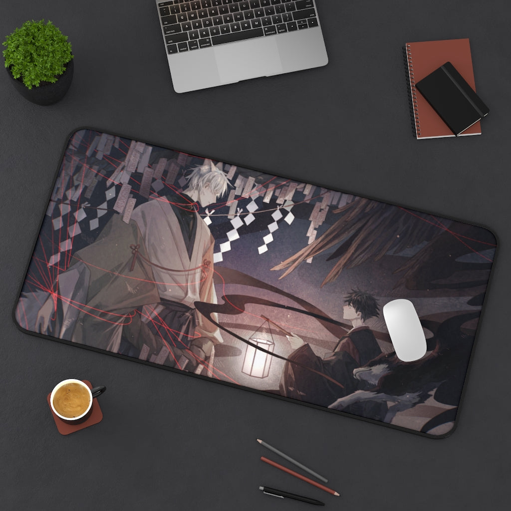 Jujutsu Kaisen Large Mouse pad / Desk mat - Gojo Satoru & Fushiguro - The Mouse Pads Ninja 31" × 15.5" Home Decor