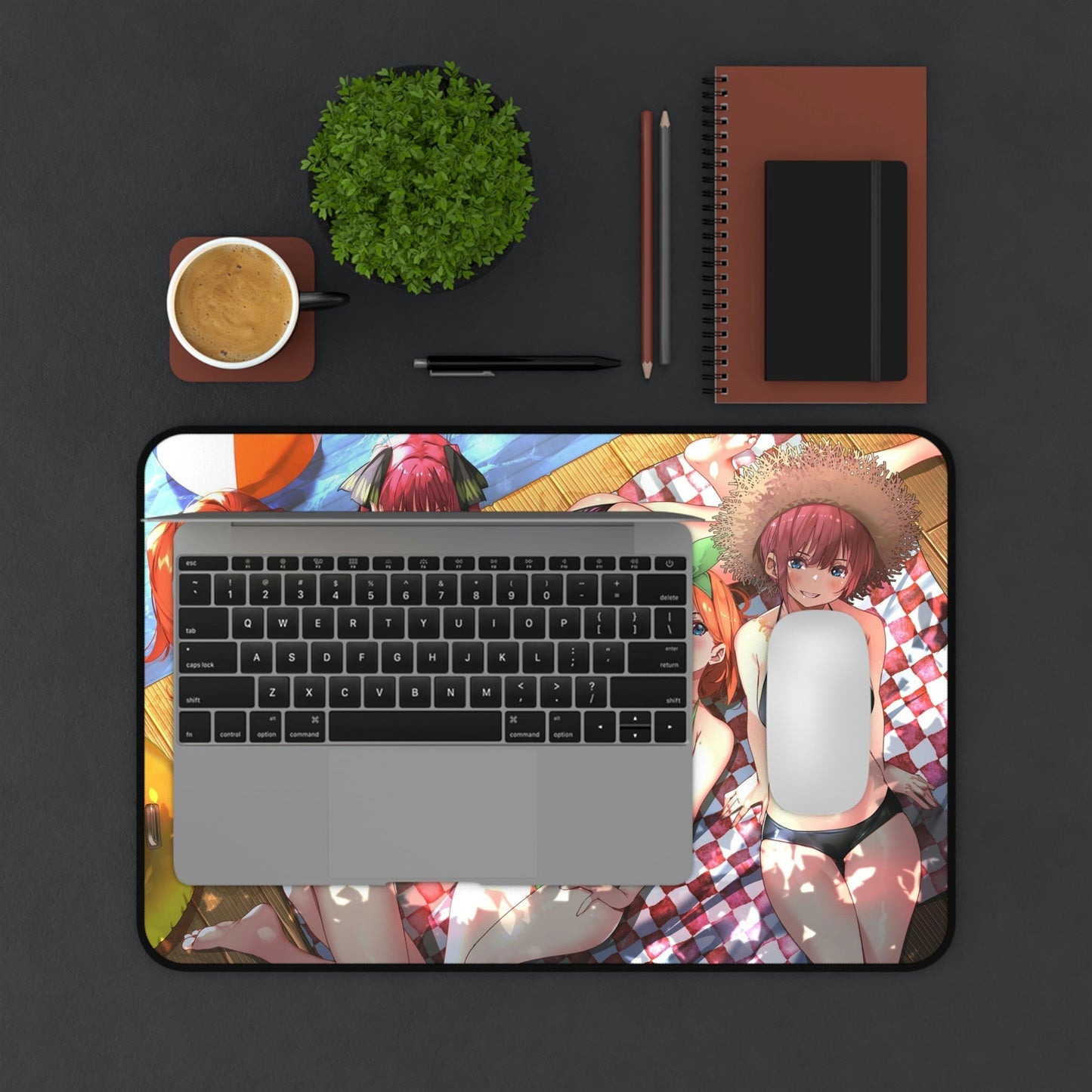 The Quintessential Quintuplets Mousepad - Bikini Sisters Large Ecchi Desk Mat - Kawaii Mouse Pad