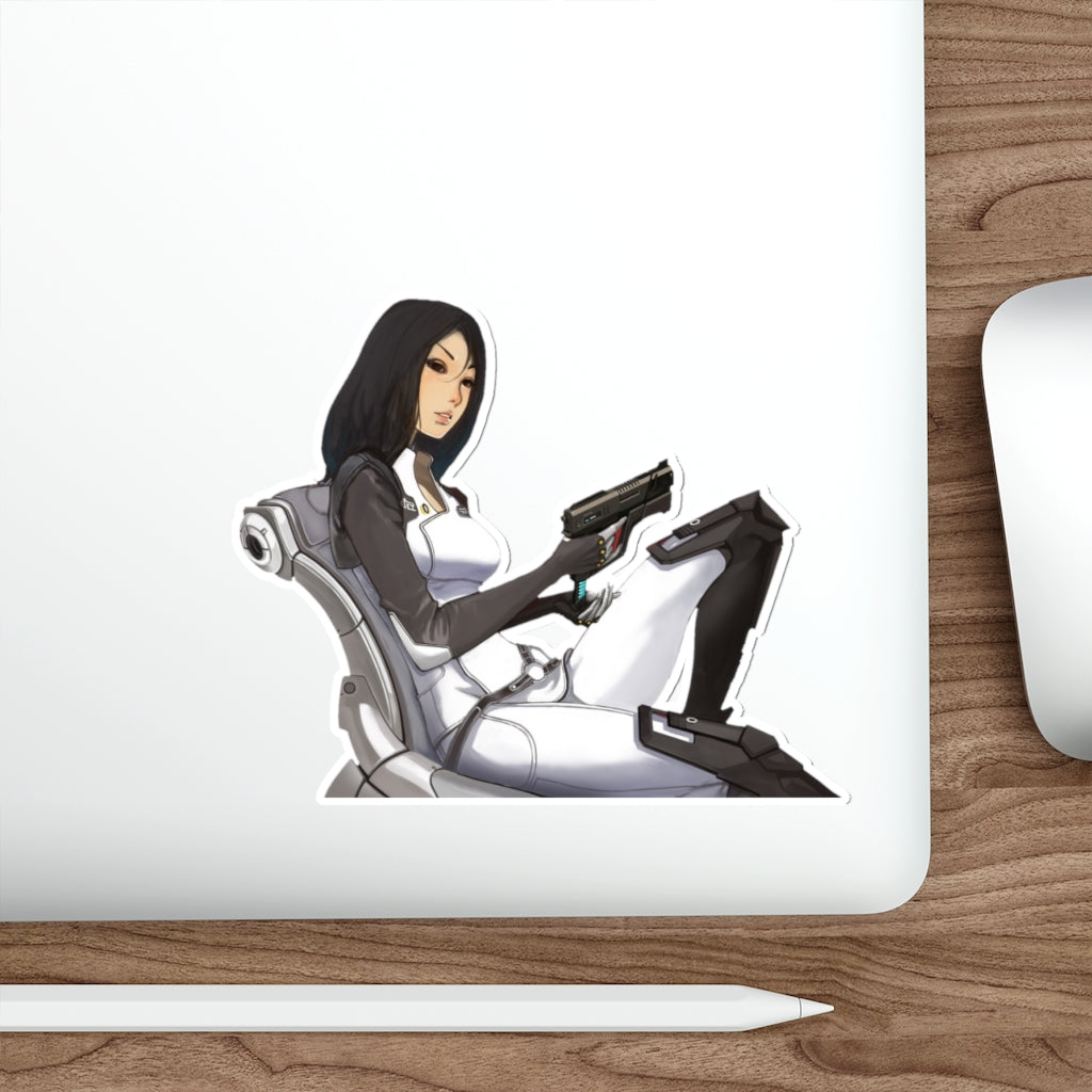 Miranda Gun Mass Effect Waterproof Sticker - Ecchi Vinyl Decal