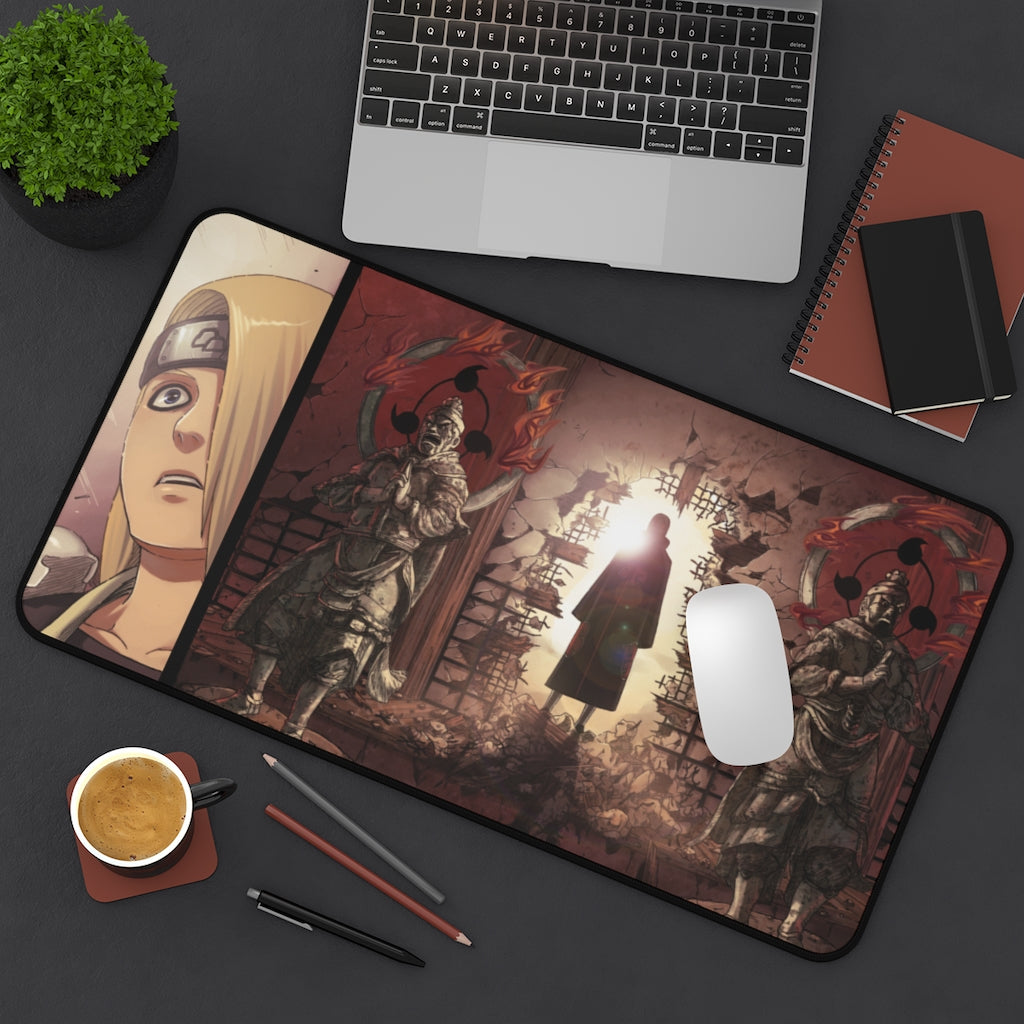 Naruto Anime Mouse Pad / Desk Mat - Itachi & deidara - The Mouse Pads Ninja Home Decor