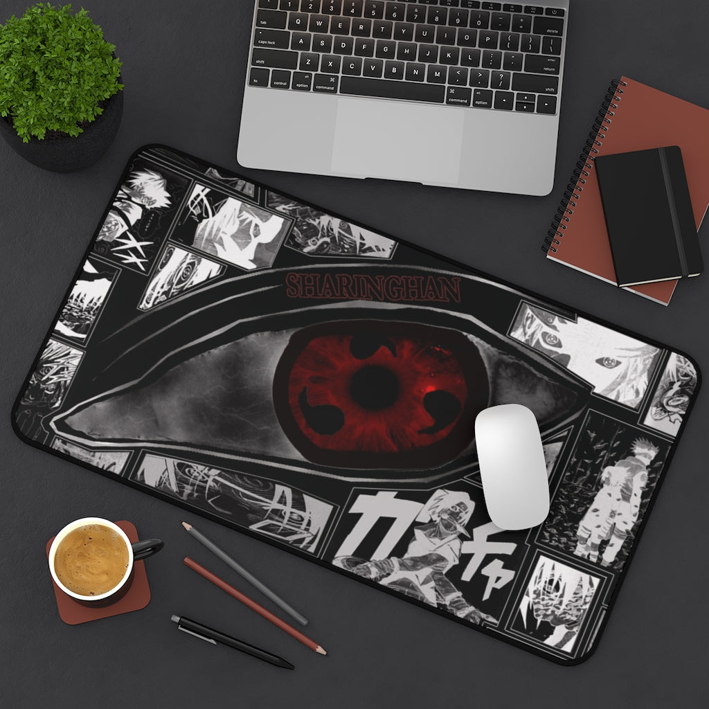 Sharingan - Naruto Shippuden Anime Computer Mouse Pad / Desk Mat - The Mouse Pads Ninja Home Decor