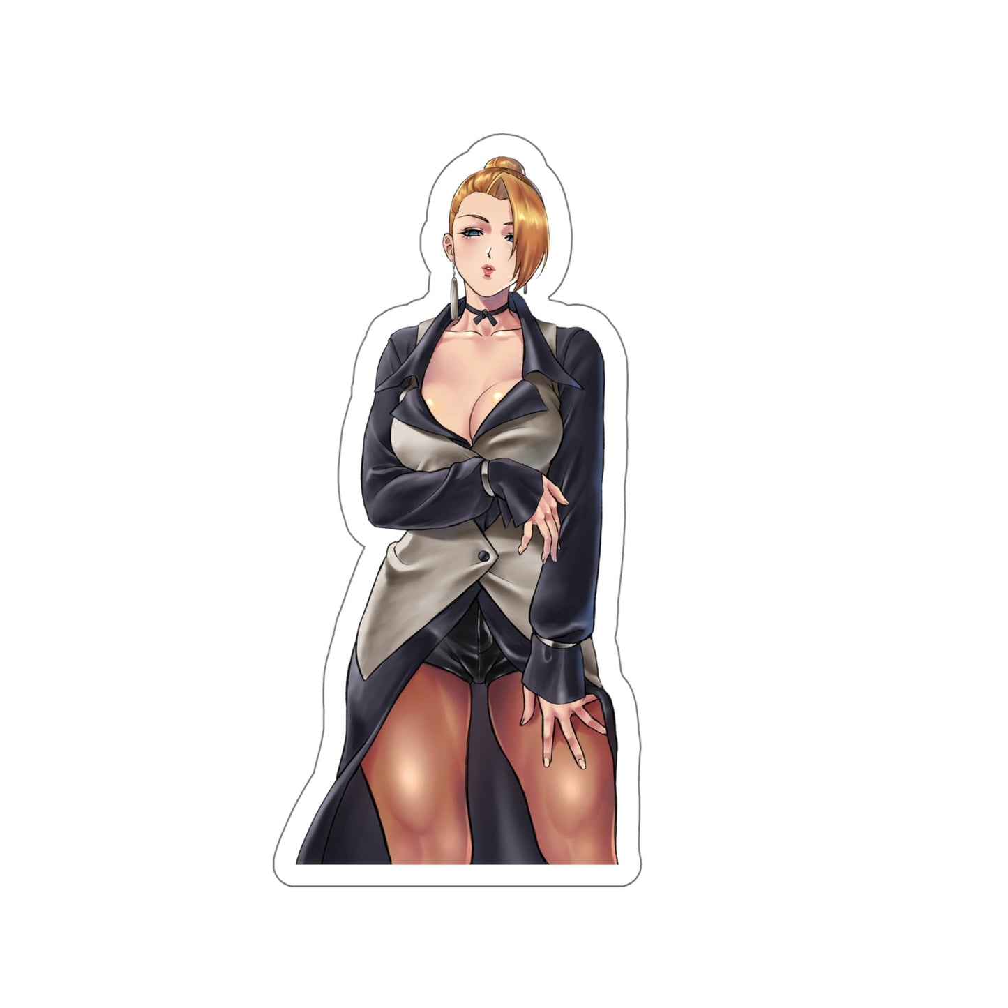 Sexy Mature King of Fighters Waterproof Sticker - Weatherproof Vinyl Car Decal