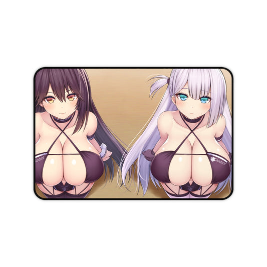 Sexy Bikini Boobs Anime Mousepad Doujin - Shoukaku and Zuikaku Oppai Desk Mat - Big Gaming Mouse Pad - MTG Playmat