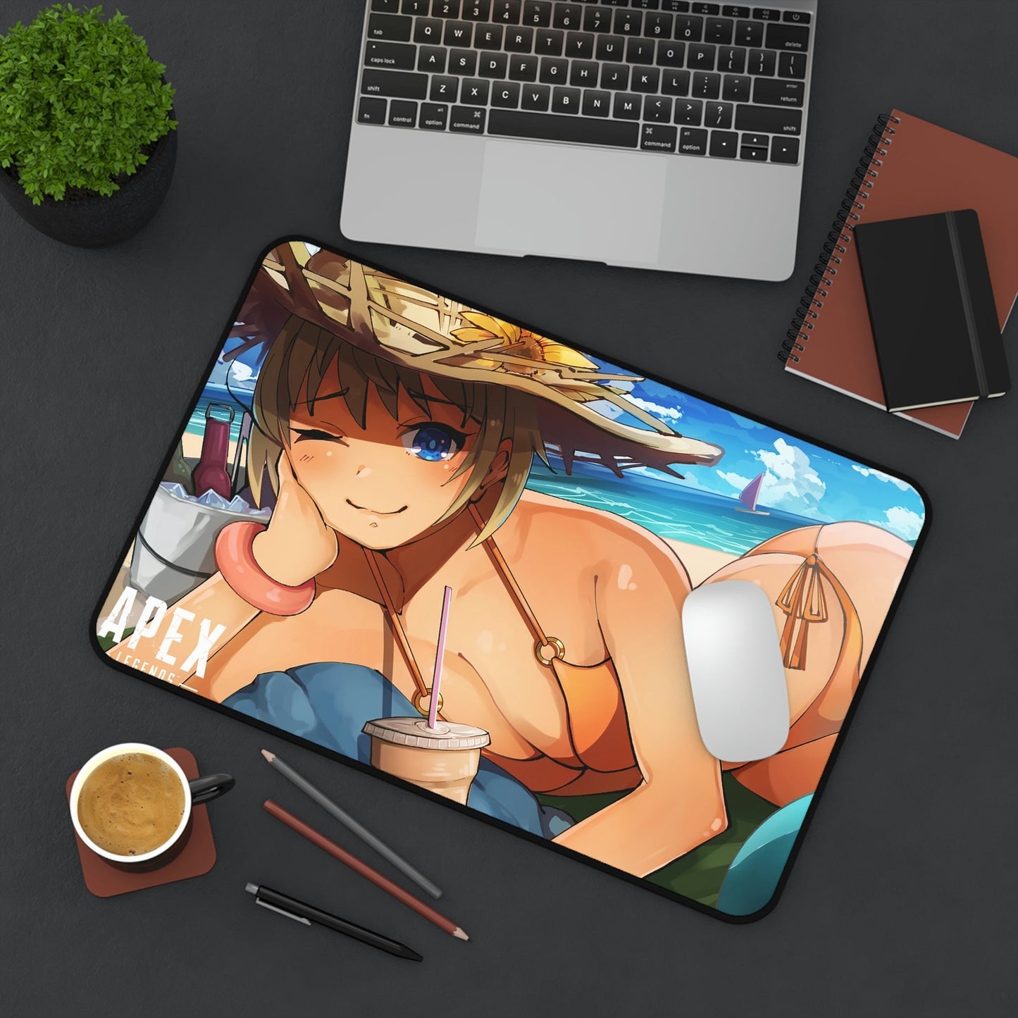 Apex Legends Mousepad - Wattson Sexy Bikini - Large Desk Mat - Ecchi Mouse Pad - MTG Playmat