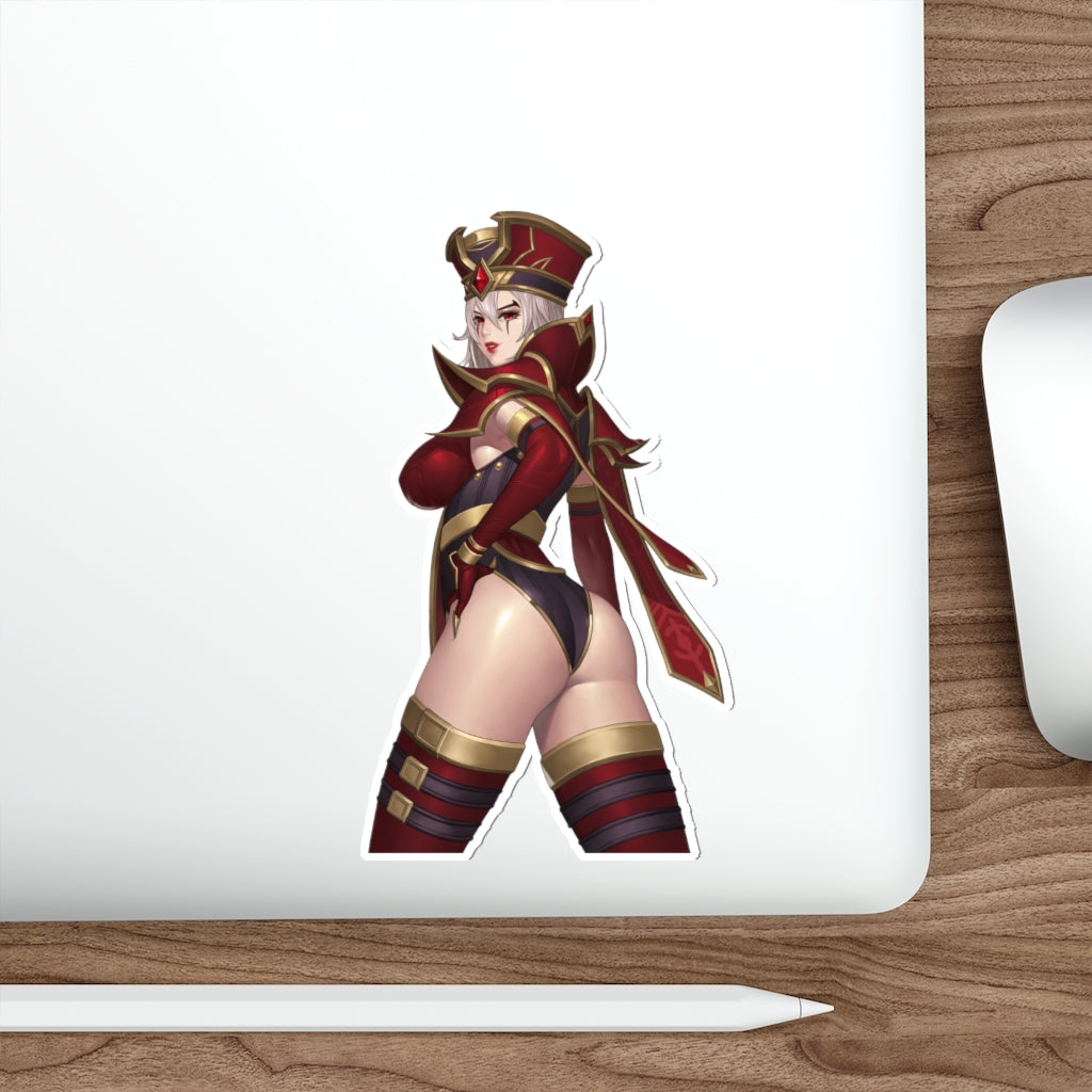 Sexy Priest Sally Whitemane Warcraft Waterproof Sticker - Ecchi Vinyl Decal