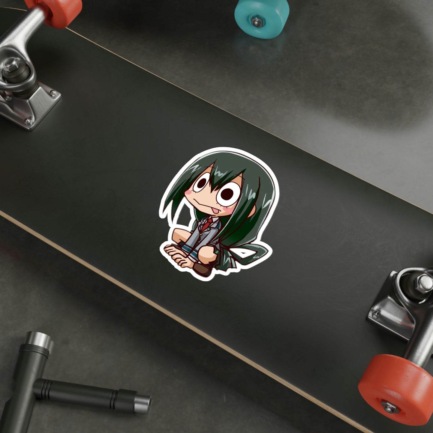 Chibi Asui Tsuyu My Hero Academia MHA Waterproof Sticker - Weatherproof Vinyl Car Decal