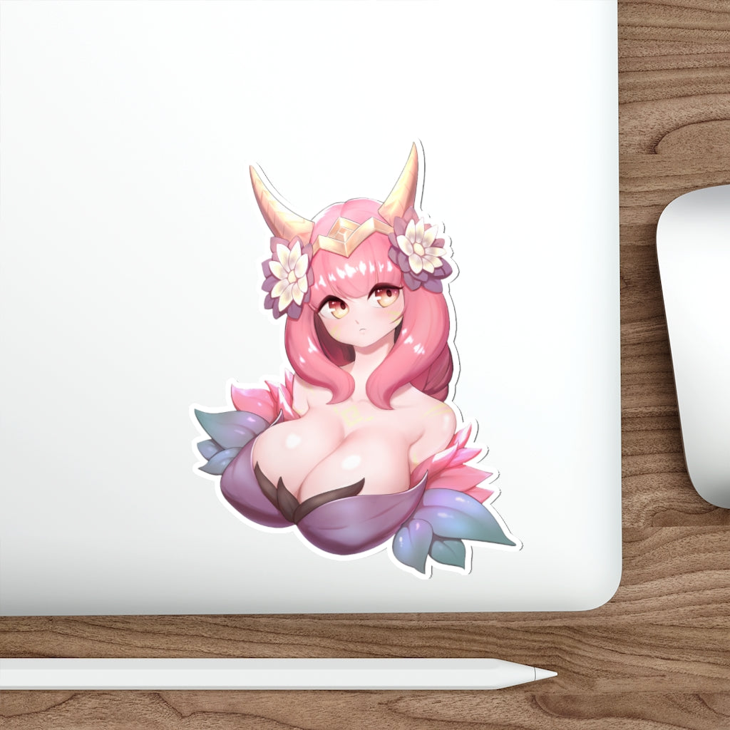 Ahri League of Legends Anime Boobs Waterproof Sticker - Ecchi Vinyl Decal