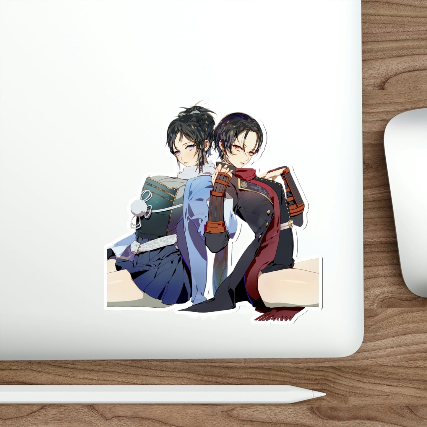 Touken Ranbu Sexy Waifus Kiyomitsu and Yasusada Waterproof Sticker - Weatherproof Vinyl Car Decal