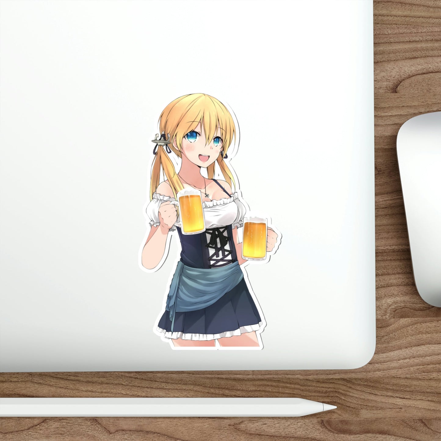 Oktoberfest Beers Prinz Eugen Kancolle Kantai Collection Sticker - Kawaii Waterproof Decal