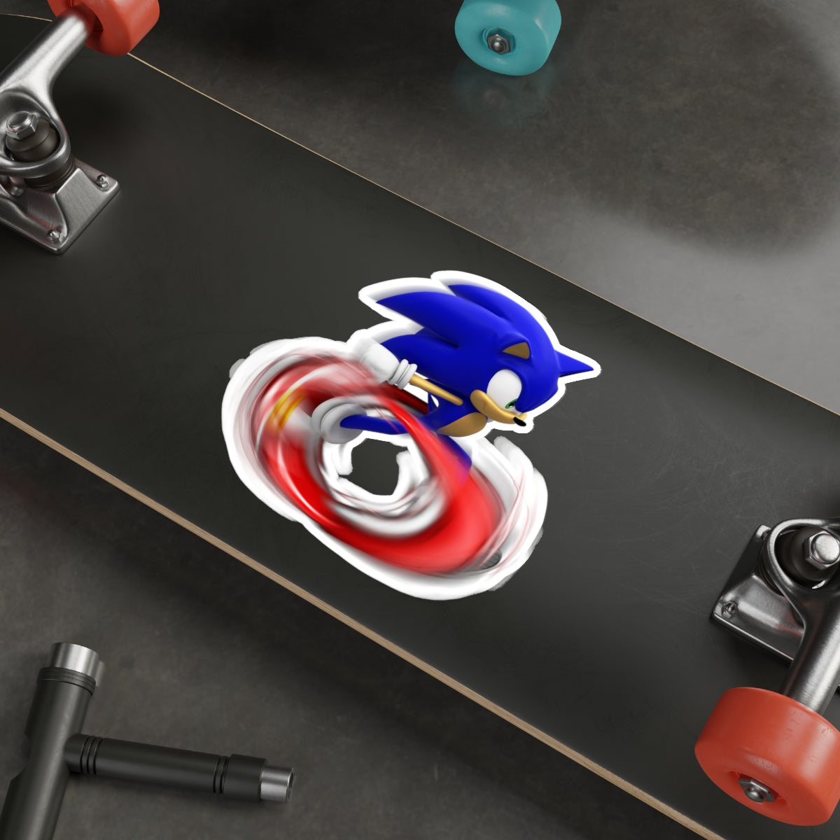 Speeding Sonic the Hedgehog Waterproof Sticker - Weatherproof Vinyl Car Decal