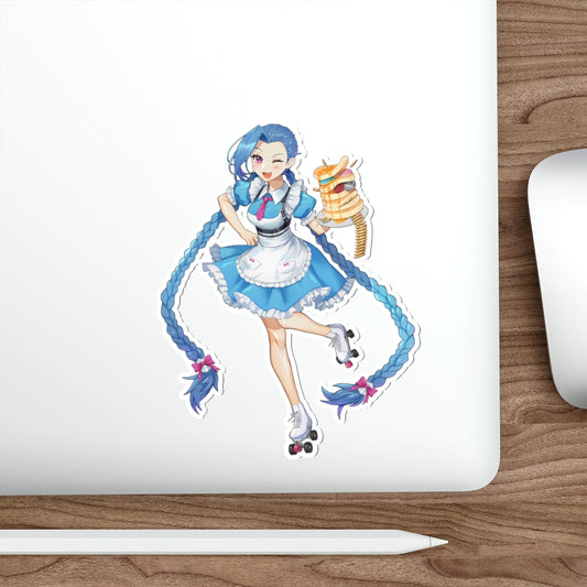 Arcane Maid Jinx Waterproof Sticker - League of Legends Decal