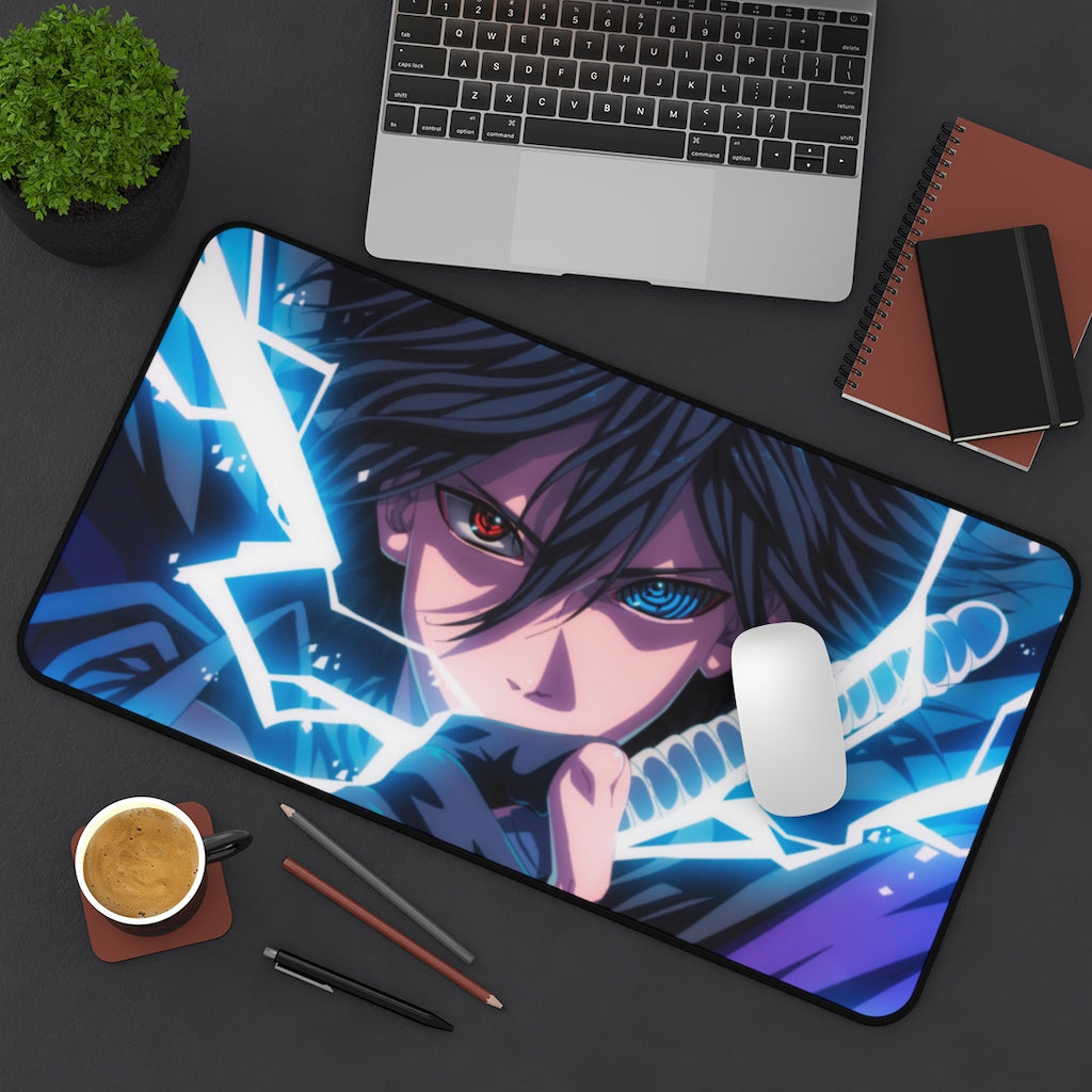 Desk Naruto Anime Mouse Pad / Desk Mat - Sasuke Uchiha