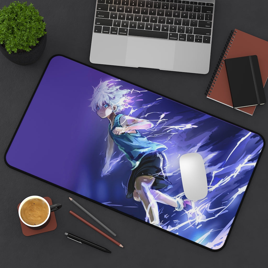 Hunter X Hunter anime Mouse Pad /Desk Mat - Killua ( lightening mode) - The Mouse Pads Ninja Home Decor