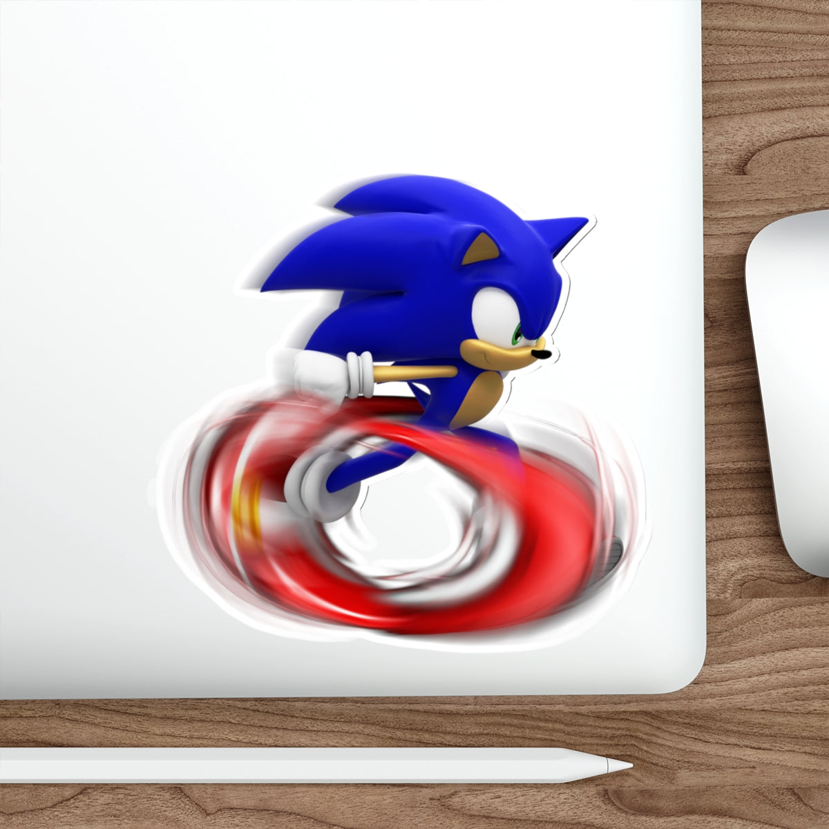 Speeding Sonic the Hedgehog Waterproof Sticker - Weatherproof Vinyl Car Decal