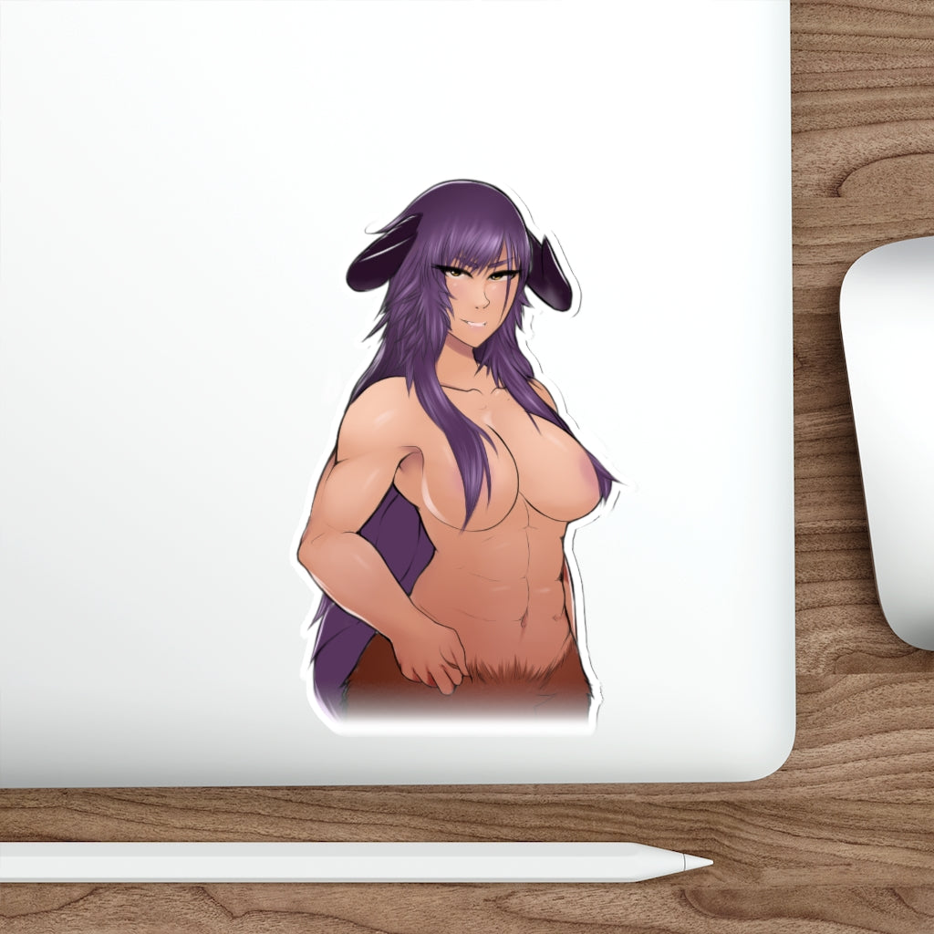 Doom Sexy Female Hell Knight Waterproof Sticker - Ecchi Vinyl Decal